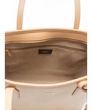 FURLA CLASSIC Shopper-Tasche aus Leder mit Andromeda-Print W&uuml;ste - Damentaschen - 6