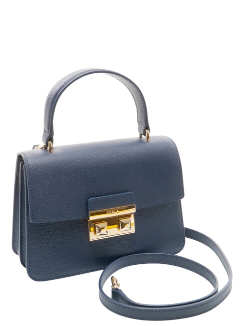 BELLA Kleine Ledertasche St. Andromeda Tintenblau - Damentaschen