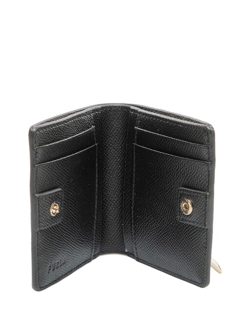 GARDENIA Vertikale Ledergeldb&ouml;rse Schwarz - Brieftaschen Damen