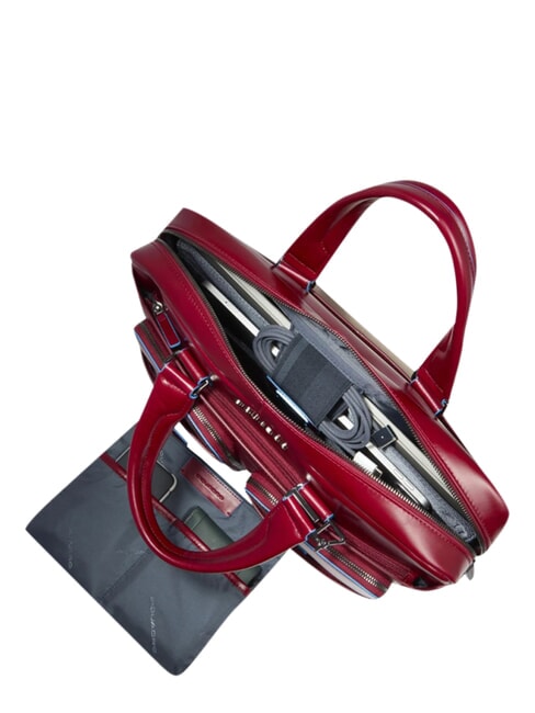 Ordner BLUE SQUARE, aus Leder, 14 "PC-Halter ROT - Arbeitstaschen