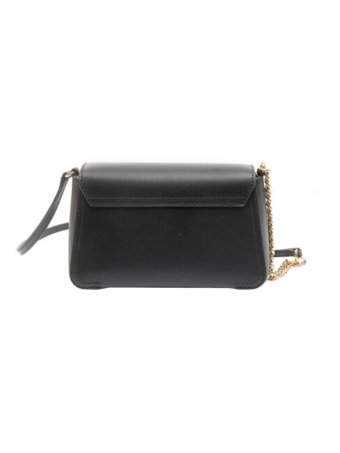 CIRCE Mini-Schultertasche aus Leder Schwarz - Damentaschen