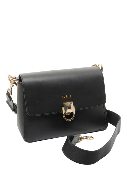 CIRCE Schultertasche, Leder Schwarz - Damentaschen