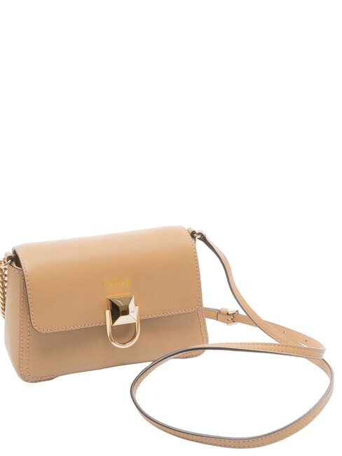CIRCE Mini-Schultertasche aus Leder W&uuml;ste - Damentaschen