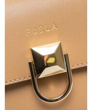 FURLA CIRCE Mini-Schultertasche aus Leder W&uuml;ste - Damentaschen - 3