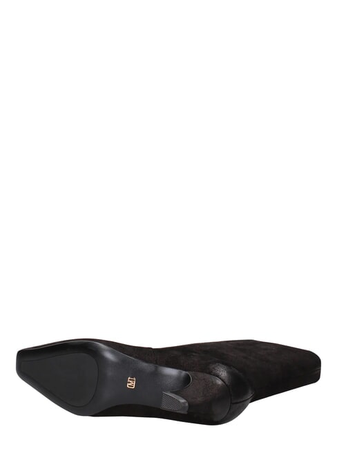 ME25 Stiefelette mit 5 cm Absatz aus Leder Schwarz - Damenschuhe