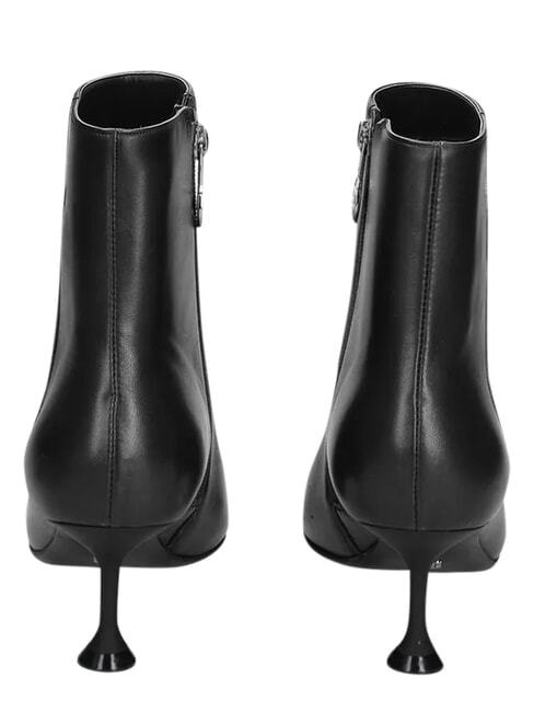 ME25 Stiefelette aus Leder mit 6,5 cm Absatz Schwarz - Damenschuhe