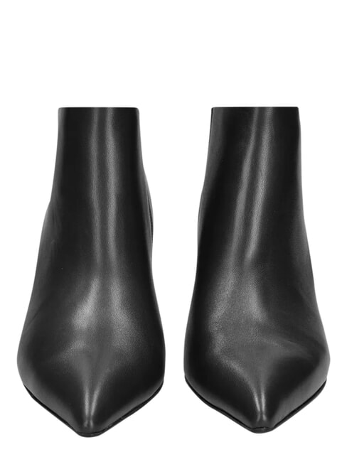 ME25 Stiefelette aus Leder mit 6,5 cm Absatz Schwarz - Damenschuhe