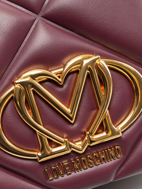 EMBOSSED Mini-Schultertasche Wein - Damentaschen