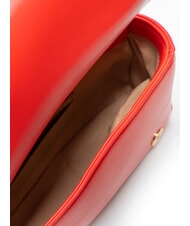 LOVE MOSCHINO EMBOSSED Handtasche mit Schulterriemen ROT - Damentaschen - 5