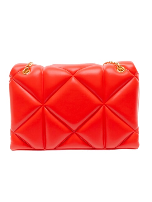 EMBOSSED Schultertasche / Umh&auml;ngetasche ROT - Damentaschen