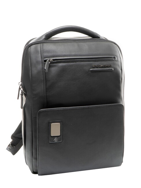 AKRON Lederrucksack Schwarz - PC-Rucks&auml;cke