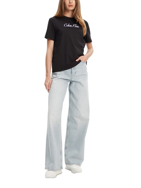 20S CLASSIC LOGO Kurzarm-T-Shirt Schwarz - T-Shirts und Tops f&uuml;r Damen