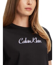 CALVIN KLEIN 20S CLASSIC LOGO Kurzarm-T-Shirt Schwarz - T-Shirts und Tops f&uuml;r Damen - 4