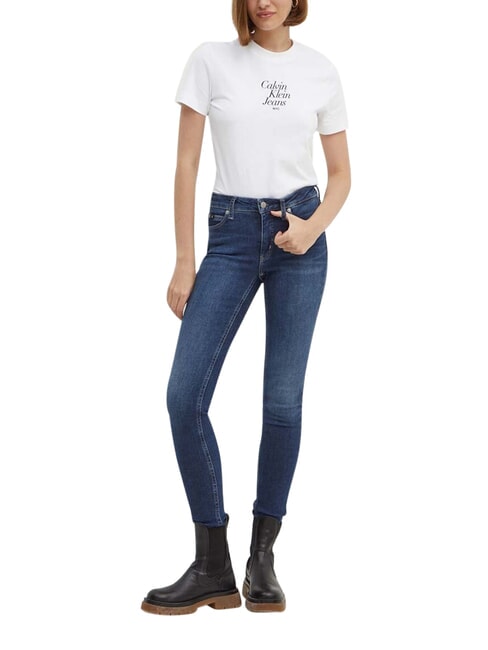 FONT GRAPHIC REGULAR Kurzarm-T-Shirt Wei&szlig; - T-Shirts und Tops f&uuml;r Damen