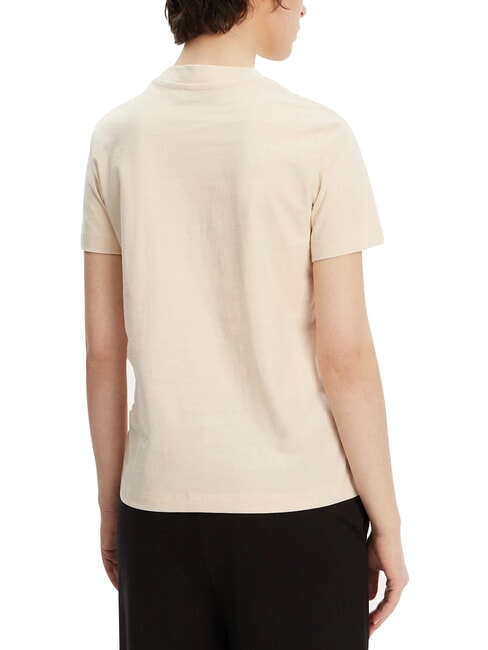 APPLIQUE REGULAR Kurzarm-T-Shirt Beige - T-Shirts und Tops f&uuml;r Damen