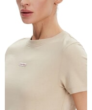CALVIN KLEIN PLACED INSTITUTIONAL Kurzarm-T-Shirt grau - T-Shirts und Tops f&uuml;r Damen - 3