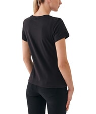 CALVIN KLEIN CORE INSTIT LOGO Kurzarm-T-Shirt Schwarz - T-Shirts und Tops f&uuml;r Damen - 2