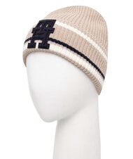 TOMMY HILFIGER MONOGRAM M&uuml;tze aus Woll- und Kaschmirmischung - M&uuml;tzen/H&uuml;te