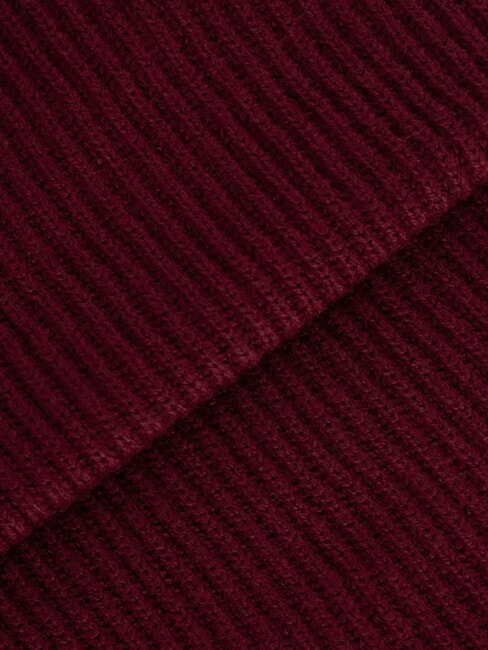 TH FLAG Baumwoll-Beanie-M&uuml;tze mit Umschlag lila - M&uuml;tzen/H&uuml;te