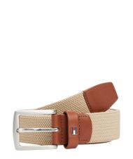 TOMMY HILFIGER DENTON ELASTIC Herren-G&uuml;rtel aus gewebtem Stoff Beige - G&uuml;rtel - 3