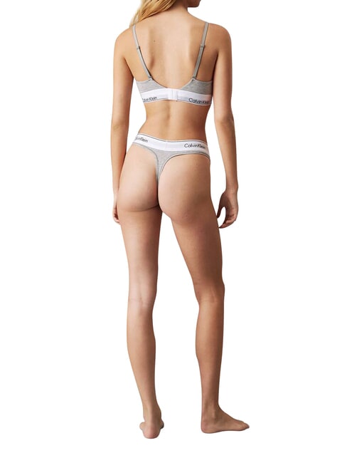 CK Bralette-BH aus Stretch-Baumwolle grau - BHs Damen