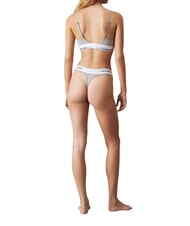 CALVIN KLEIN CK Bralette-BH aus Stretch-Baumwolle grau - BHs Damen - 3