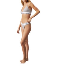 CALVIN KLEIN CK Bralette-BH aus Stretch-Baumwolle grau - BHs Damen - 4