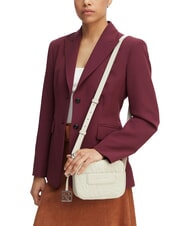 ARMANI EXCHANGE LIZ PEBBLE Kameratasche mit gepr&auml;gtem Logo Staub - Damentaschen - 2