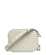 ARMANI EXCHANGE LIZ PEBBLE Kameratasche mit gepr&auml;gtem Logo Staub - Damentaschen - 3