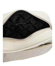 ARMANI EXCHANGE LIZ PEBBLE Kameratasche mit gepr&auml;gtem Logo Staub - Damentaschen - 6