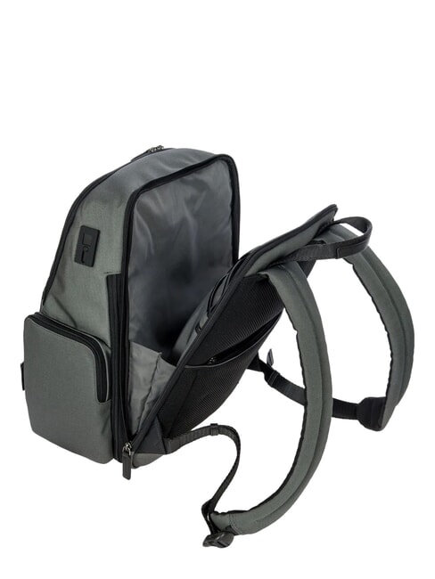 MONZA 15-Zoll-Laptop-Rucksack, erweiterbar grau schwarz - PC-Rucks&auml;cke