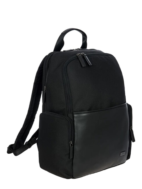 MONZA 15-Zoll-Laptop-Rucksack, erweiterbar Schwarz Schwarz - PC-Rucks&auml;cke