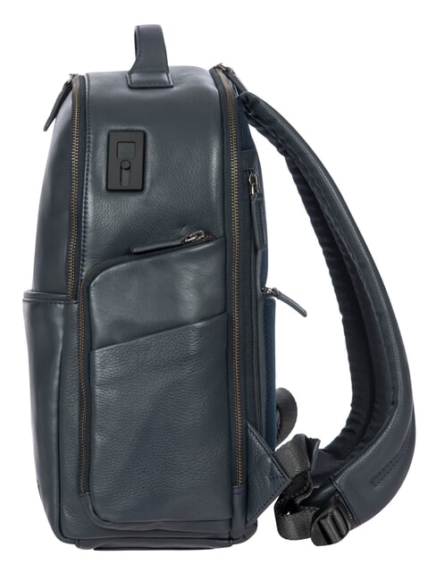 TORINO 15 "Laptop-Rucksack aus Leder Marine - PC-Rucks&auml;cke