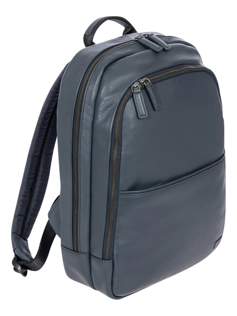 TORINO 13 "Laptop-Rucksack aus Leder Marine - PC-Rucks&auml;cke