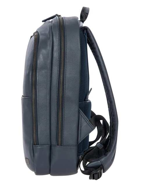 TORINO 13 "Laptop-Rucksack aus Leder Marine - PC-Rucks&auml;cke