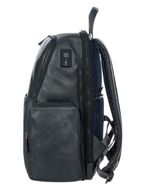 TORINO 15-Zoll-Laptop-Rucksack aus Leder Marine - PC-Rucks&auml;cke