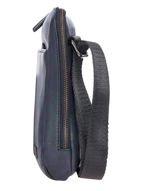 TORINO Flache Ledertasche Marine - Umh&auml;ngetaschen Herren