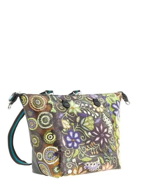 G3 PLUS LARGE MULTICOLOR Verwandelbare flache Einkaufstasche mehrfarbig - Damentaschen