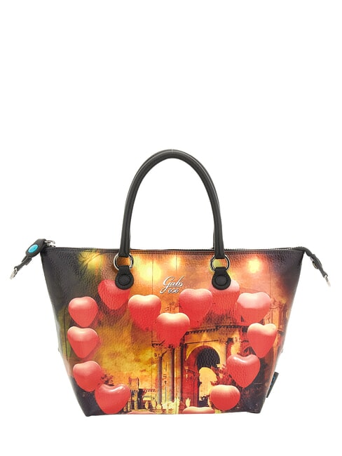 G3 PLUS MEDIUM MULTICOLOR Verwandelbare flache Einkaufstasche mehrfarbig - Damentaschen