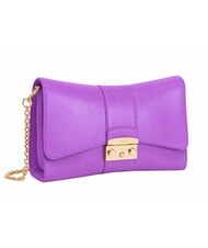 FURLA METROPOLIS Umh&auml;ngetasche aus Leder violett - Damentaschen - 3