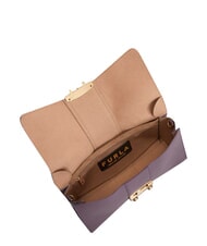 FURLA METROPOLIS Umh&auml;ngetasche aus Leder violett - Damentaschen - 4