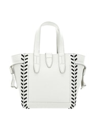 FURLA NET Mini-Handtasche mit Schulterriemen Marshmallow + schwarz - Damentaschen - 3