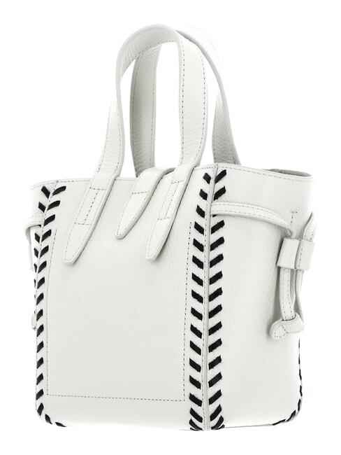 NET Mini-Handtasche mit Schulterriemen Marshmallow + schwarz - Damentaschen