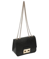 FURLA BELLA  Mini-Umh&auml;ngetasche aus Leder Schwarz - Damentaschen - 4