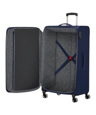 AMERICAN TOURISTER AIR WAVE Gro&szlig;er Einkaufswagen marineblau/orange - Halbharte Trolleys - 2
