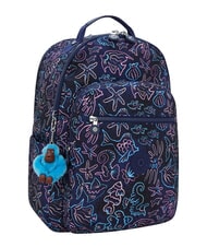 KIPLING SEOUL COLLEGE BTS 15-Zoll-Laptop-Rucksack Discofische - Rucks&auml;cke f&uuml;r Schule &amp; Freizeit - 2