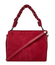 COCCINELLE BOHEME SUEDE BIMATERIAL  Mini-Handtasche mit Schultergurt Sangria - Damentaschen - 3