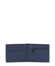 PIQUADRO GIO Geldb&ouml;rse aus recyceltem Stoff Blau - Brieftaschen Herren - 3