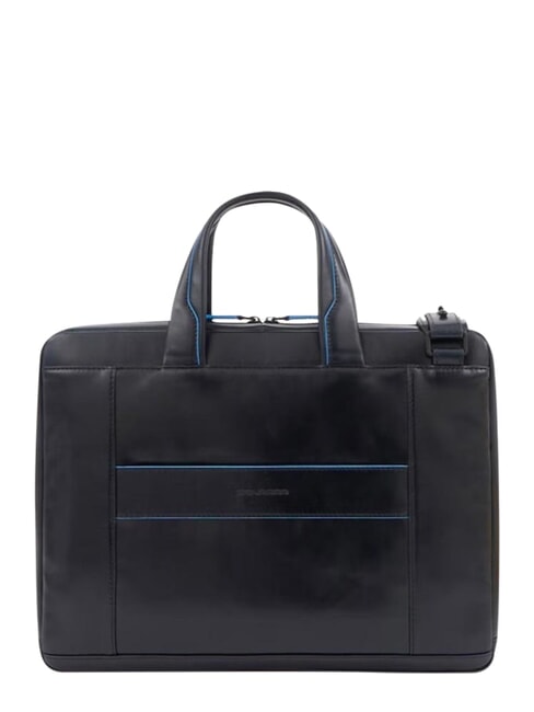 B2 REVAMP 14-Zoll-Laptop-Aktentasche aus Leder Blau - Arbeitstaschen