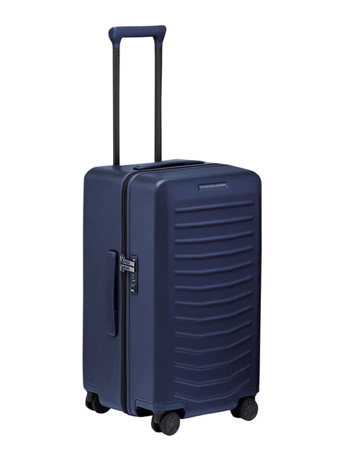 ROADSTER HARDCASE 4W Mittelgro&szlig;er Trolley, extrem widerstandsf&auml;hig Blau - Harte Trolleys